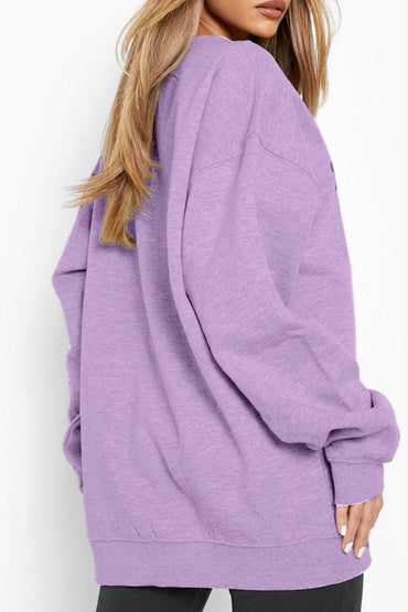 Simply Love: Dropped Shoulder Dog Sweatshirt