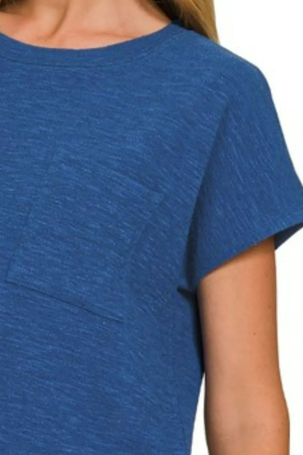 Zenana Round Neck Short Sleeve T-Shirt - Love Salve 