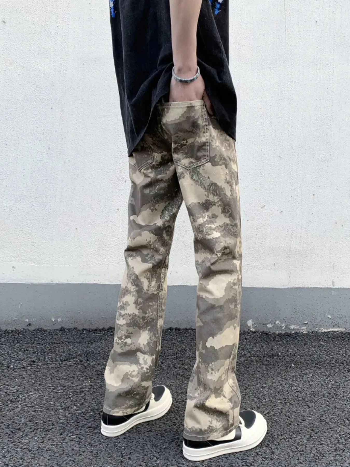 Men's Camouflage Straight-Leg Pants Simply Love