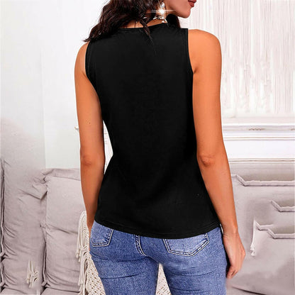 Full Size V-Neck Wide Strap Tank.