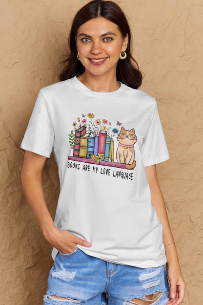 Simply Love: Books Graphic Tee