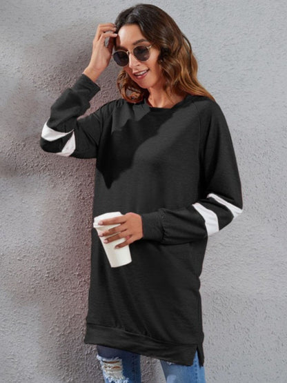 Stylish striped long sleeve t-shirt