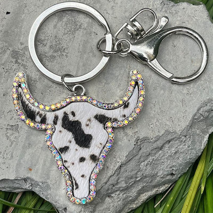 Bull Shape Key Chain.