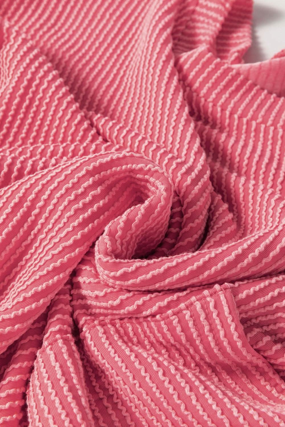 Peach blossom ribbed tee plus size - Love Salve 