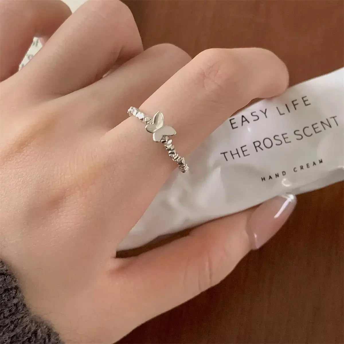 925 Sterling Silver Butterfly Ring Simply Love