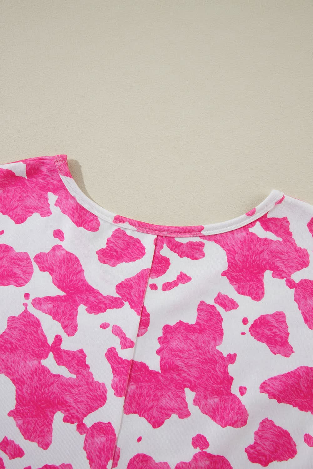 Rose leopard print plus size top - Love Salve 
