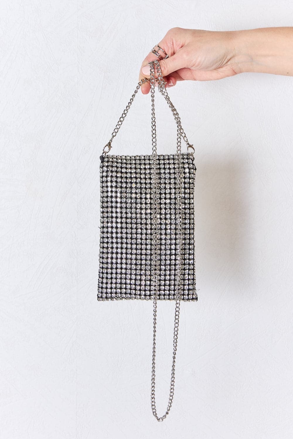 Forever Link Rhinestone Mini Crossbody Bag.