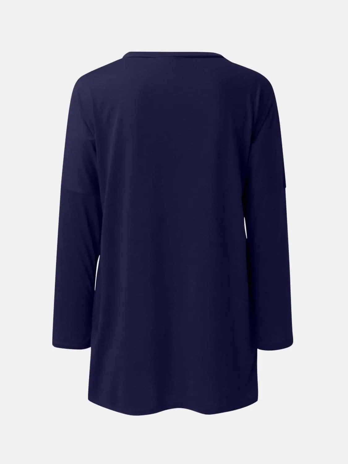 Pocketed long sleeve tee - chic style - Love Salve 