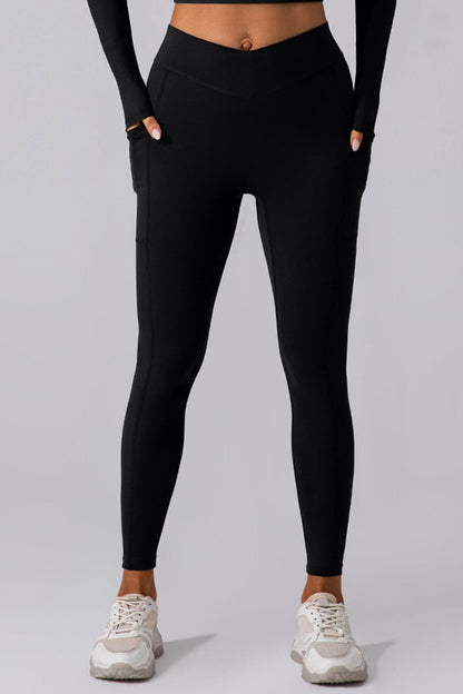 High Waist Active Leggings with Pockets.