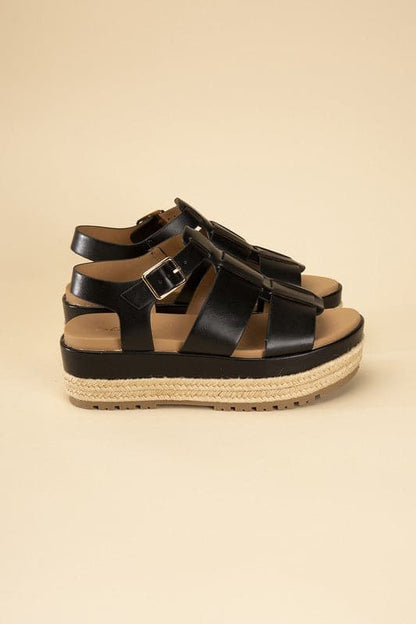 MCLEAN-S Espadrille Gladiator Sandals.