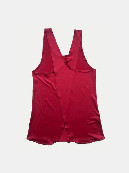 Crisscross Scoop Neck Active Tank.