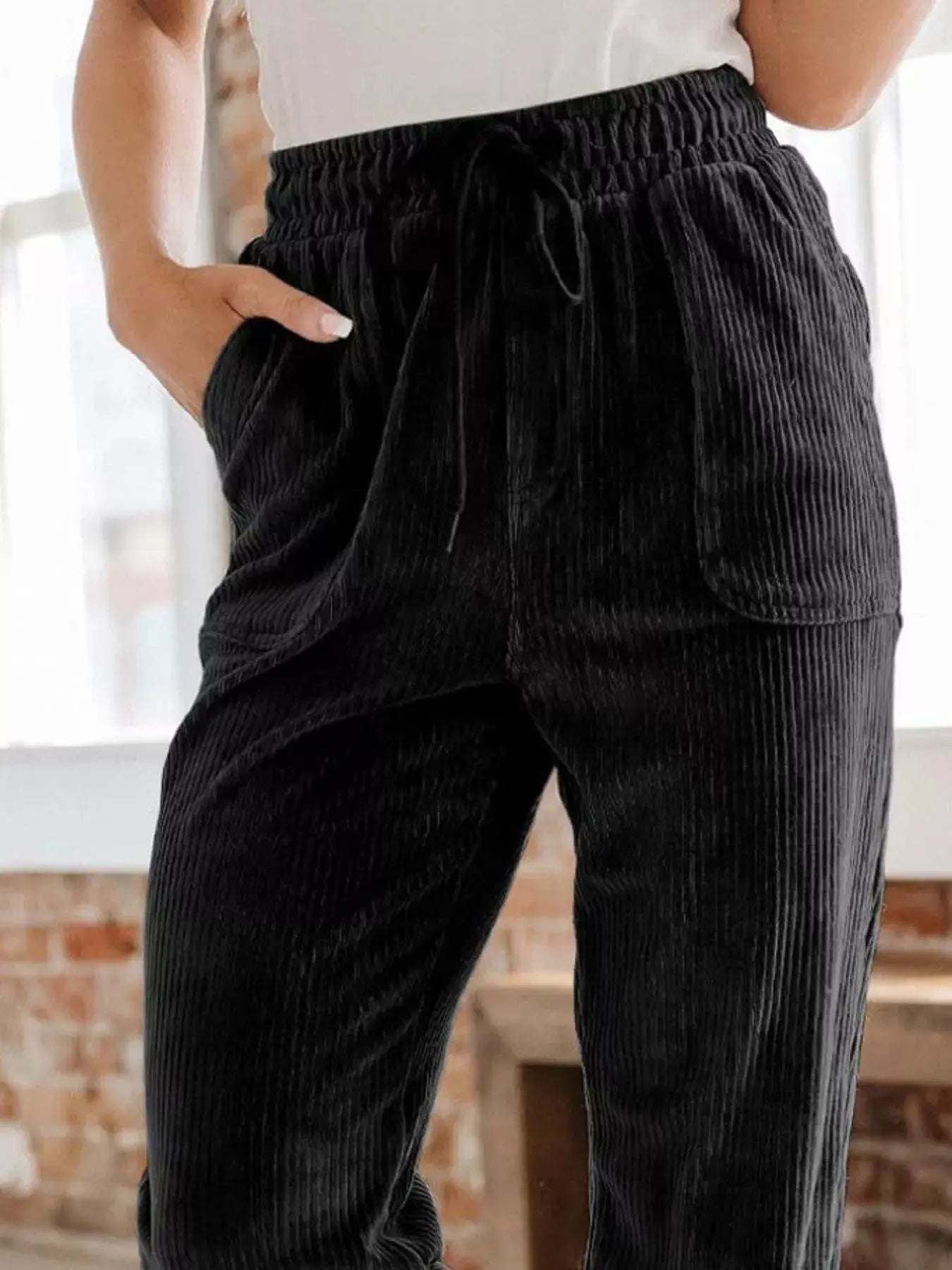 Relaxed Fit Corduroy Pants Simply Love