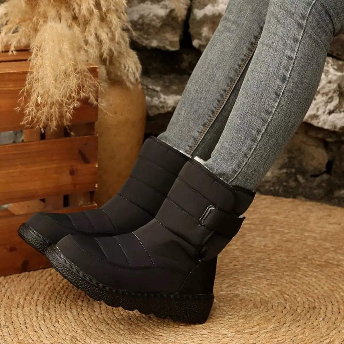 Warm Padded Waterproof Snow Boots Simply Love