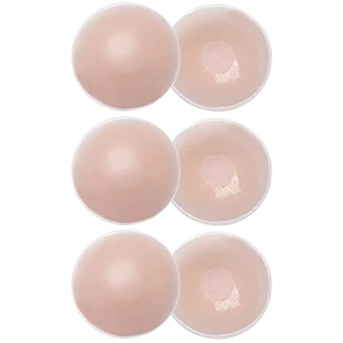 Invisible silicone nipple covers with reusable adhesive – discreet pasties for braless comfort and convenience