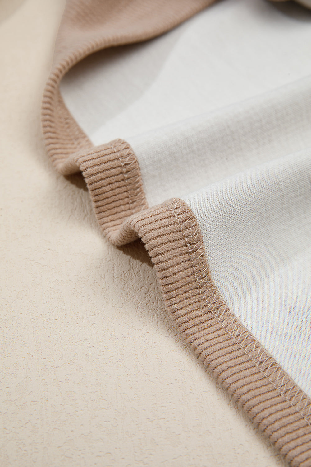 Dark Khaki Thermal Textured Leopard Drawstring Baggy Hoodie Dear-Lover Dropshipping