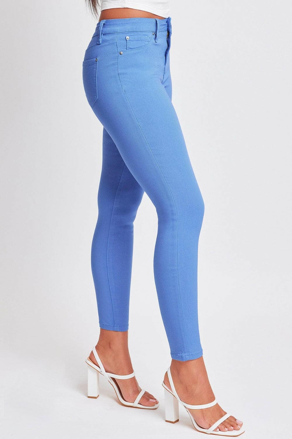 YMI Jeanswear Full Size Hyperstretch Mid-Rise Skinny Pants.