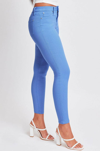 YMI Jeanswear Full Size Hyperstretch Mid-Rise Skinny Pants.