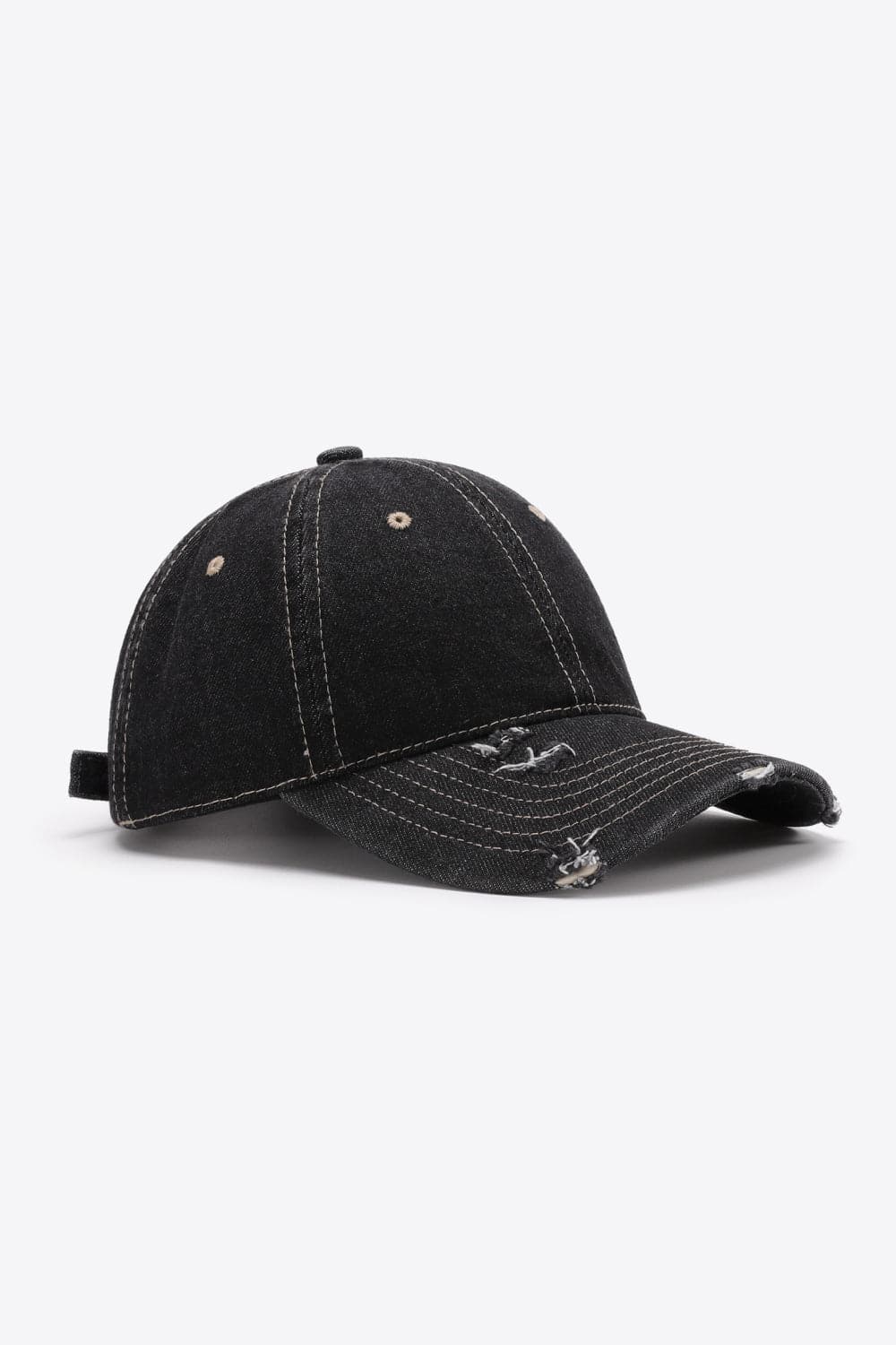 Distressed Adjustable Baseball Cap.