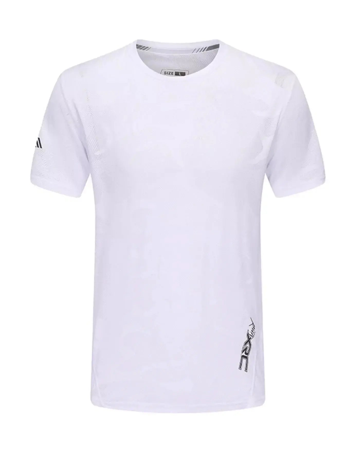 Men's Round Neck Short Sleeve Active T-Shirt Simply Love