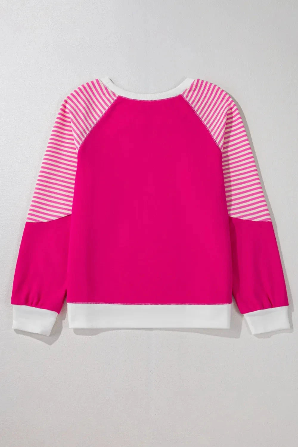 Striped Round Neck Long Sleeve Sweatshirt Coco’s Tee Boutique