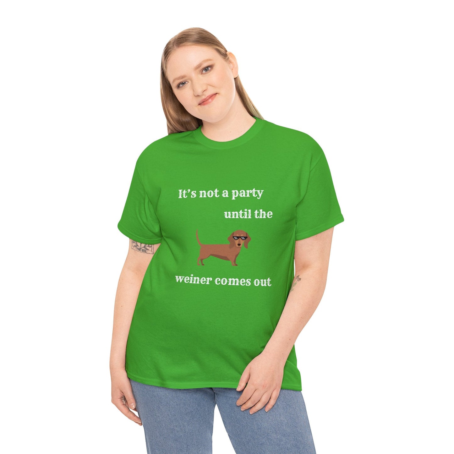 Dachshund Weiner Party Short Sleeve Tee