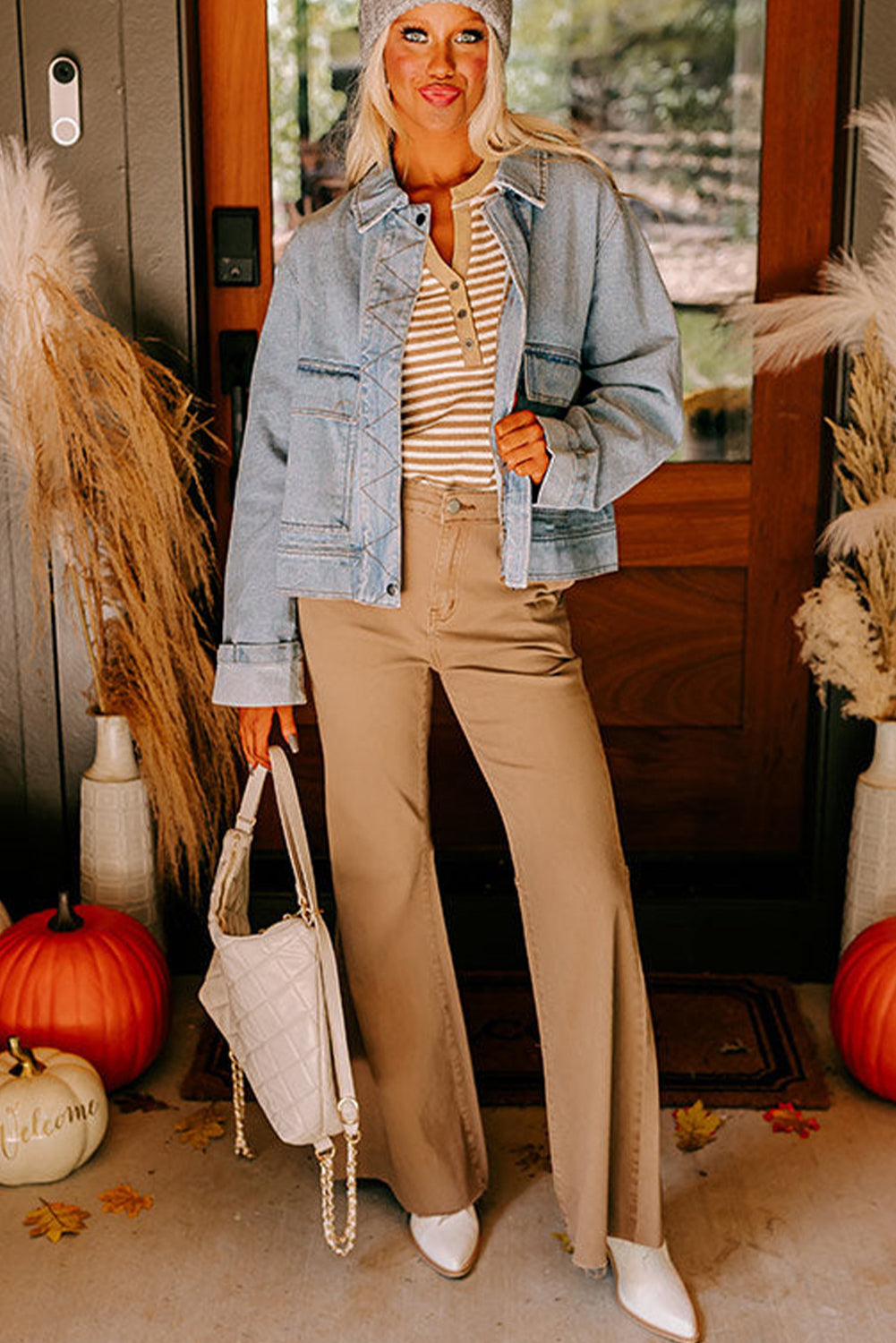 Beau Blue Street Style Zip Up Washed Denim Jacket For Casual Everyday Wear Unisex Dear-Lover Dropshipping