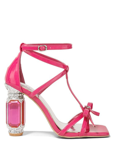 Affluence Fantasy Heels – Step Into Luxury in Fuchsia, Silver, or White