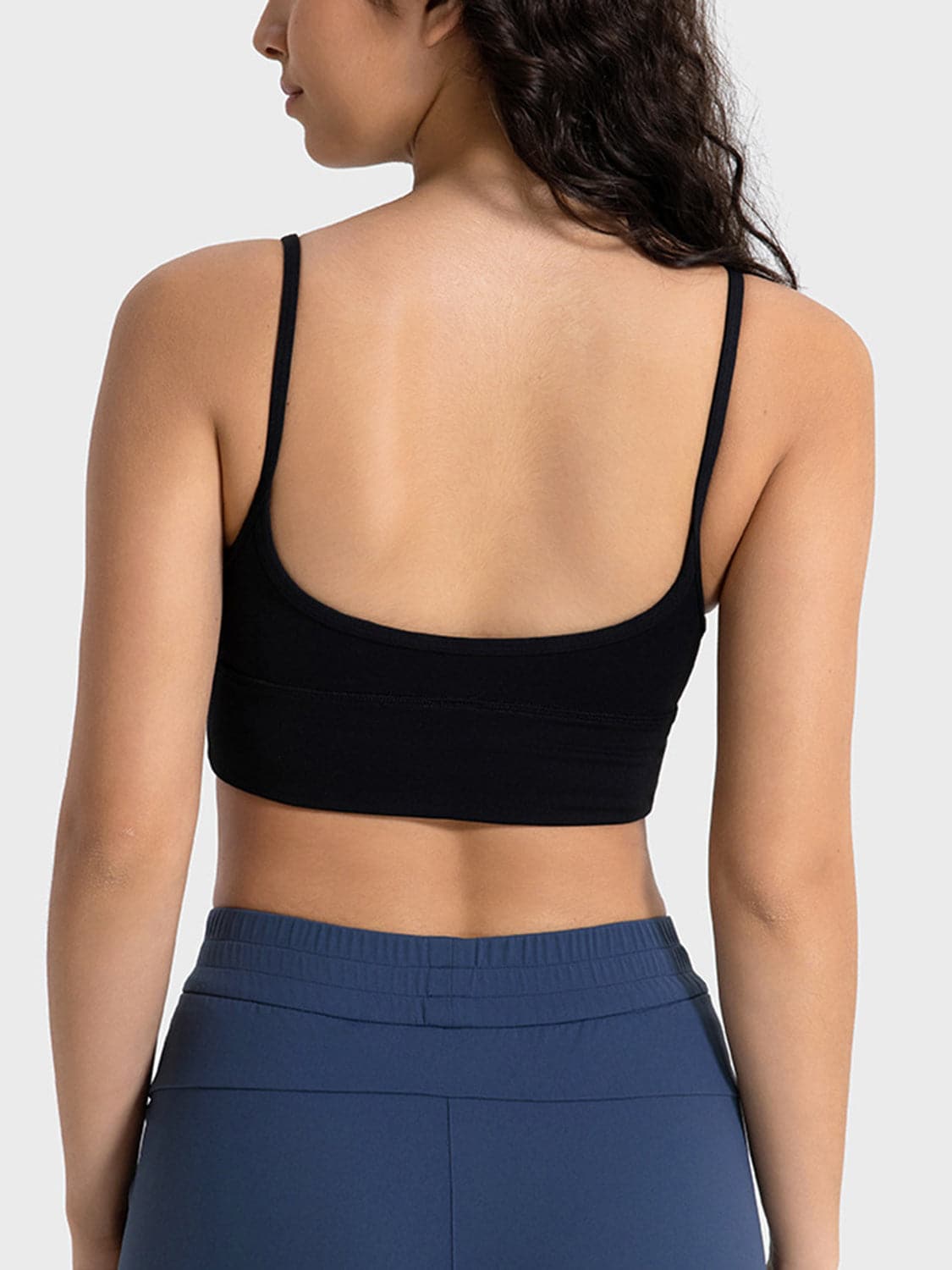 Spaghetti Strap Sport Bra.