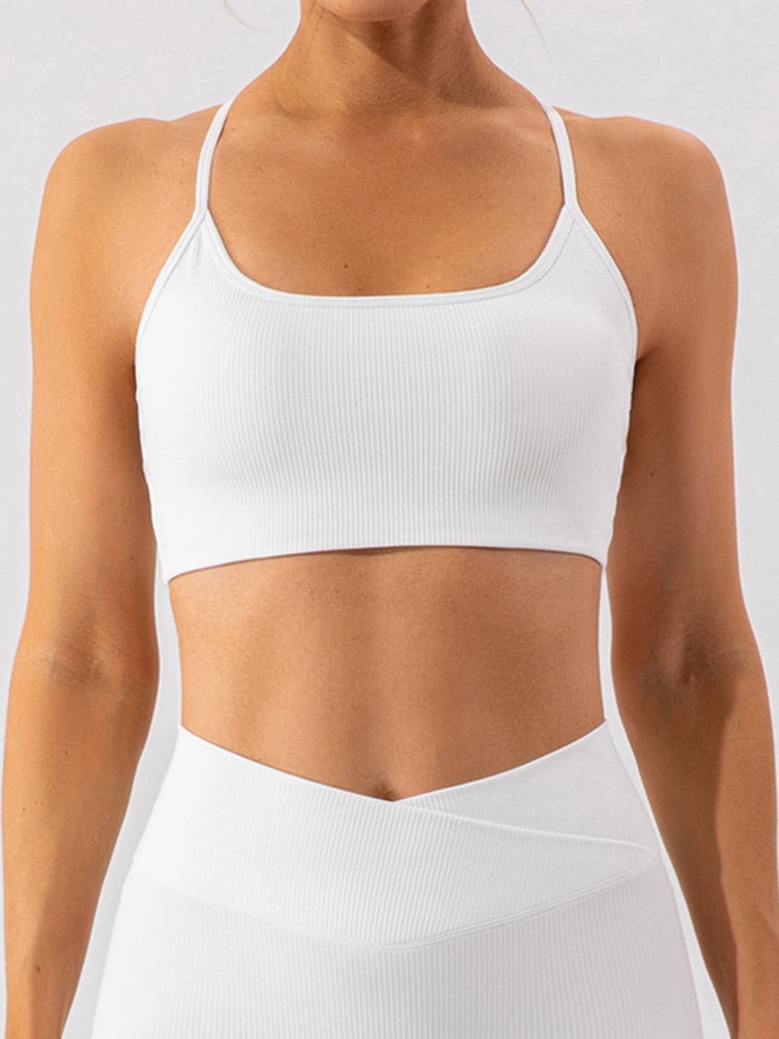 Spaghetti Strap Active Bra.