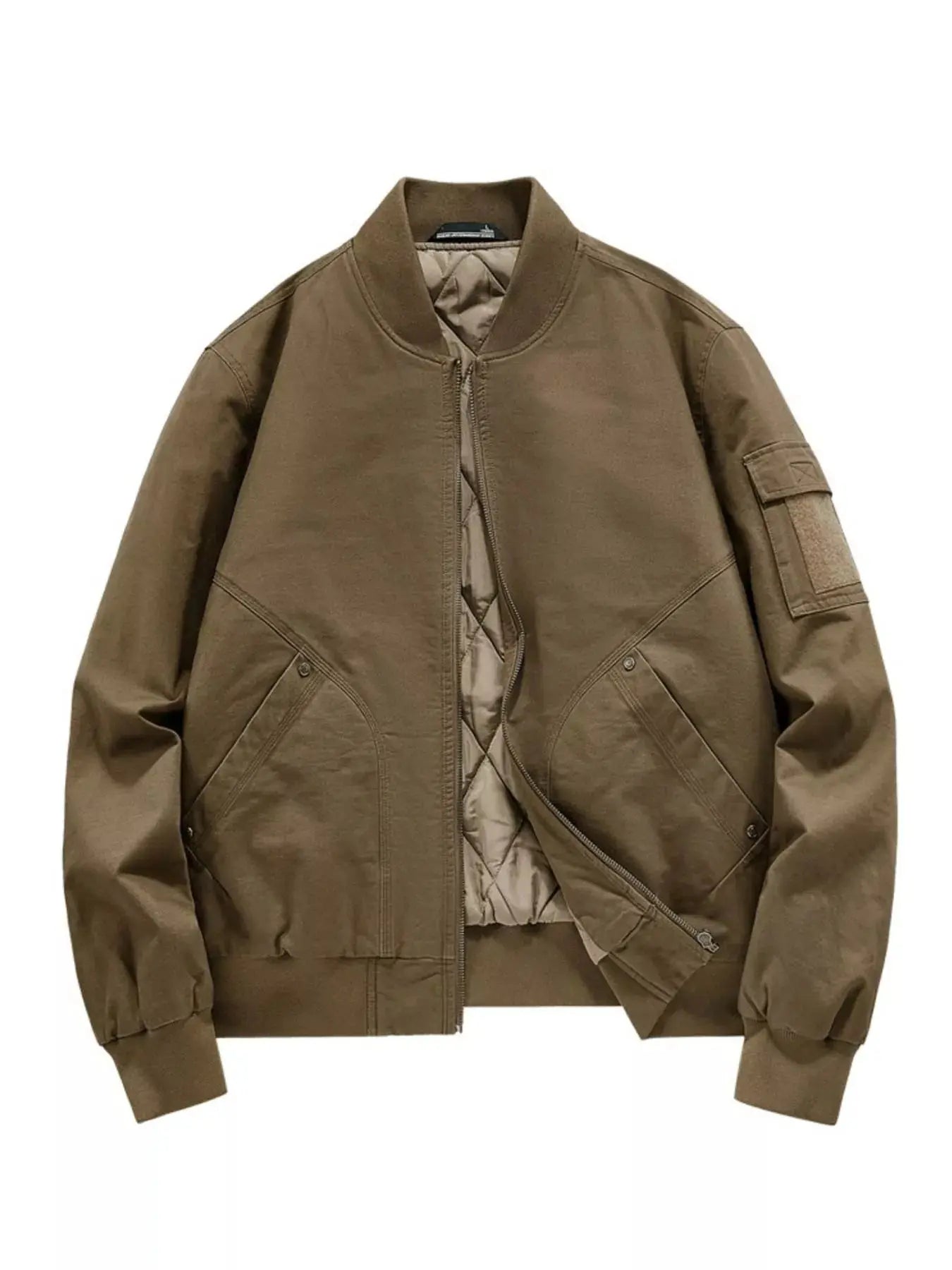 Men's Plus Size Zip Up Long Sleeve Jacket Simply Love