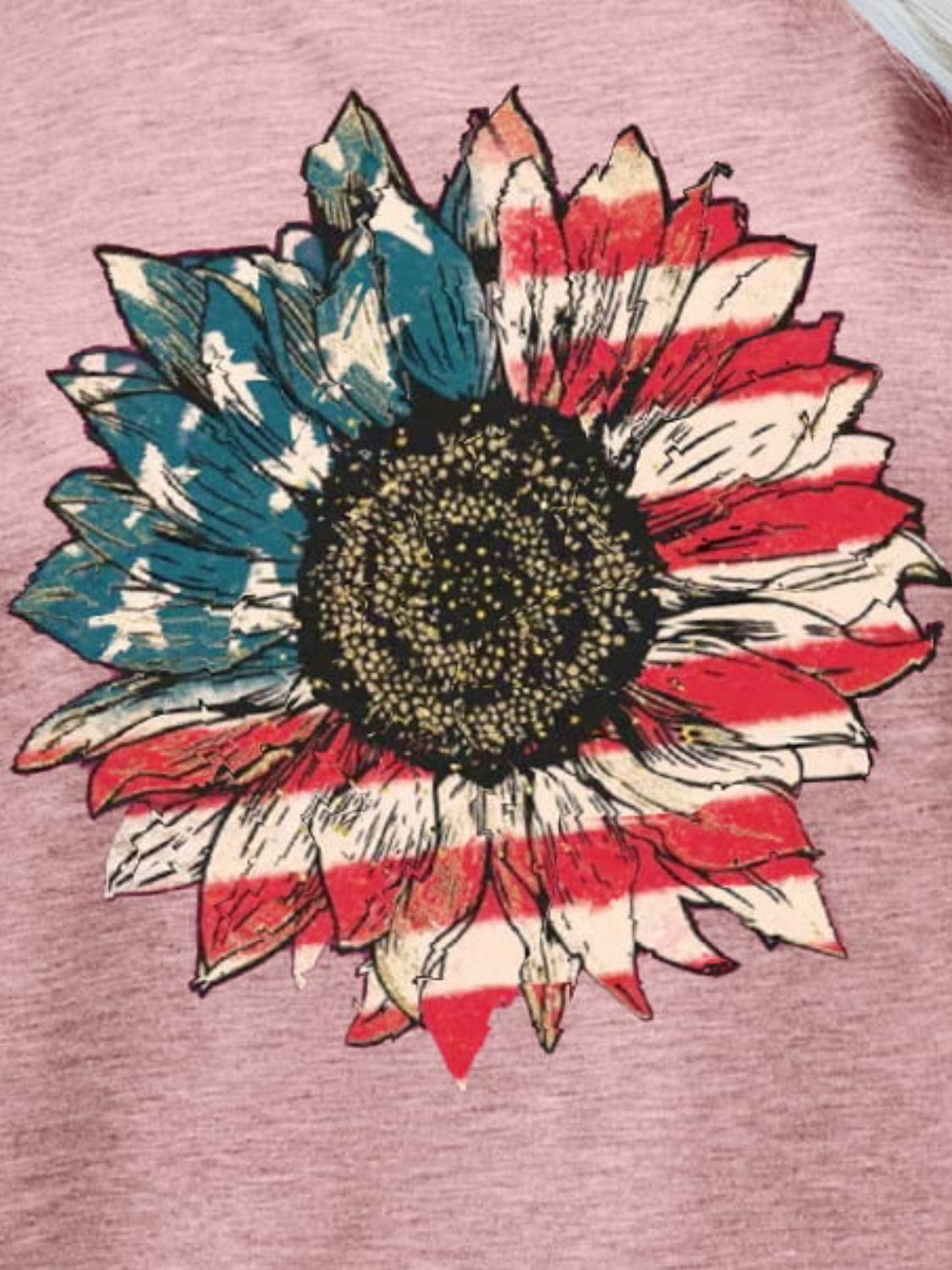 Simply Love: Patriotic Flower Graphic Tee