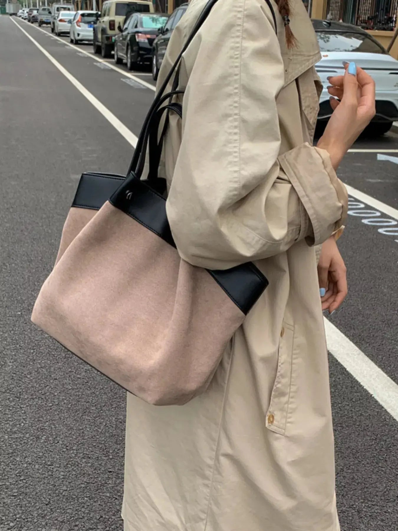 Lightweight Classic Color Tote Bag Simply Love