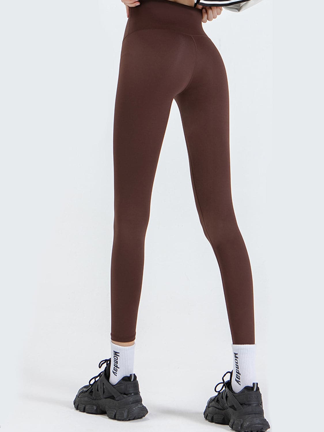 Wide Waistband Sports Leggings.