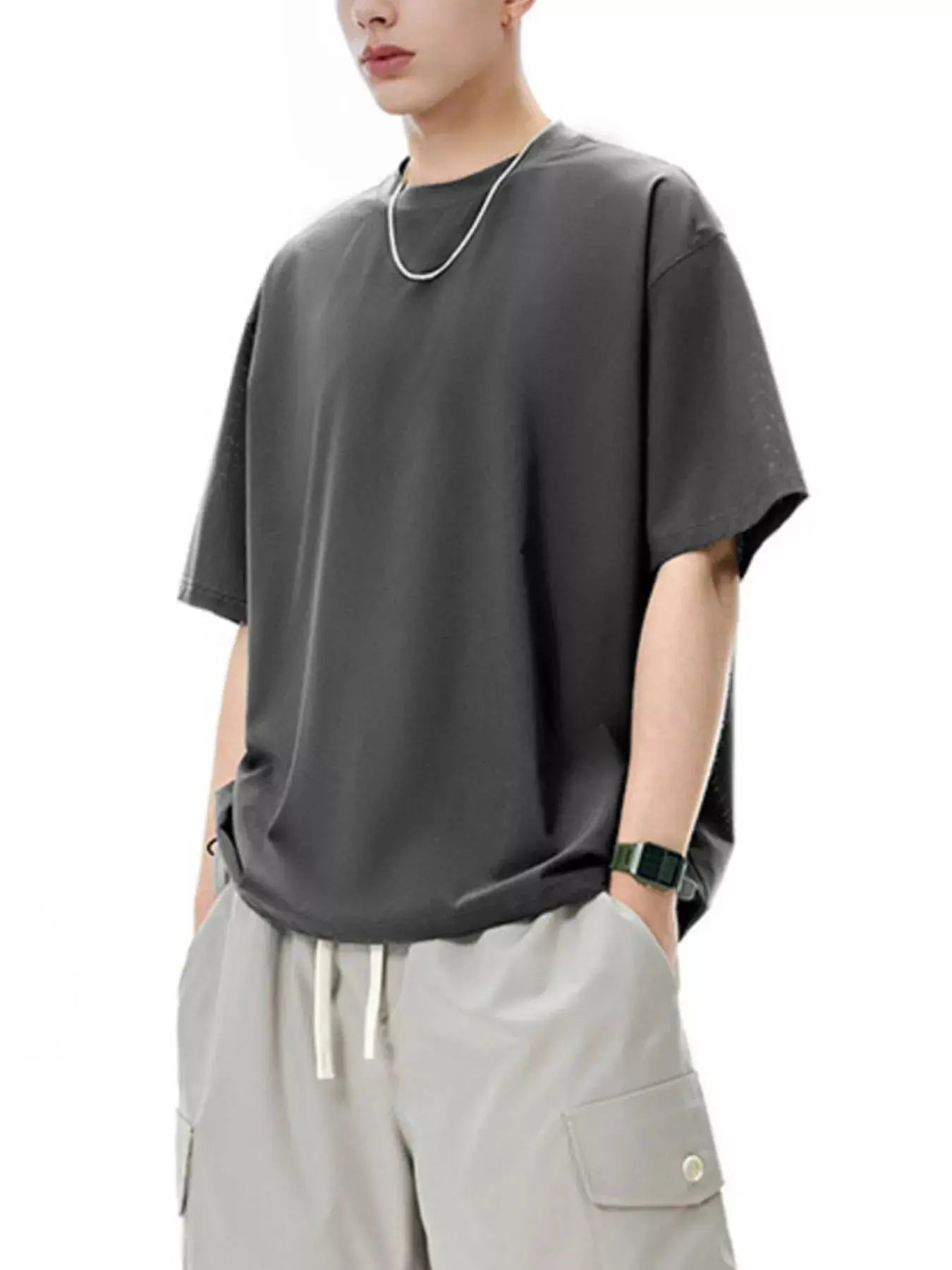 Men's Drawstring Hem Quick-Dry T-Shirt Simply Love
