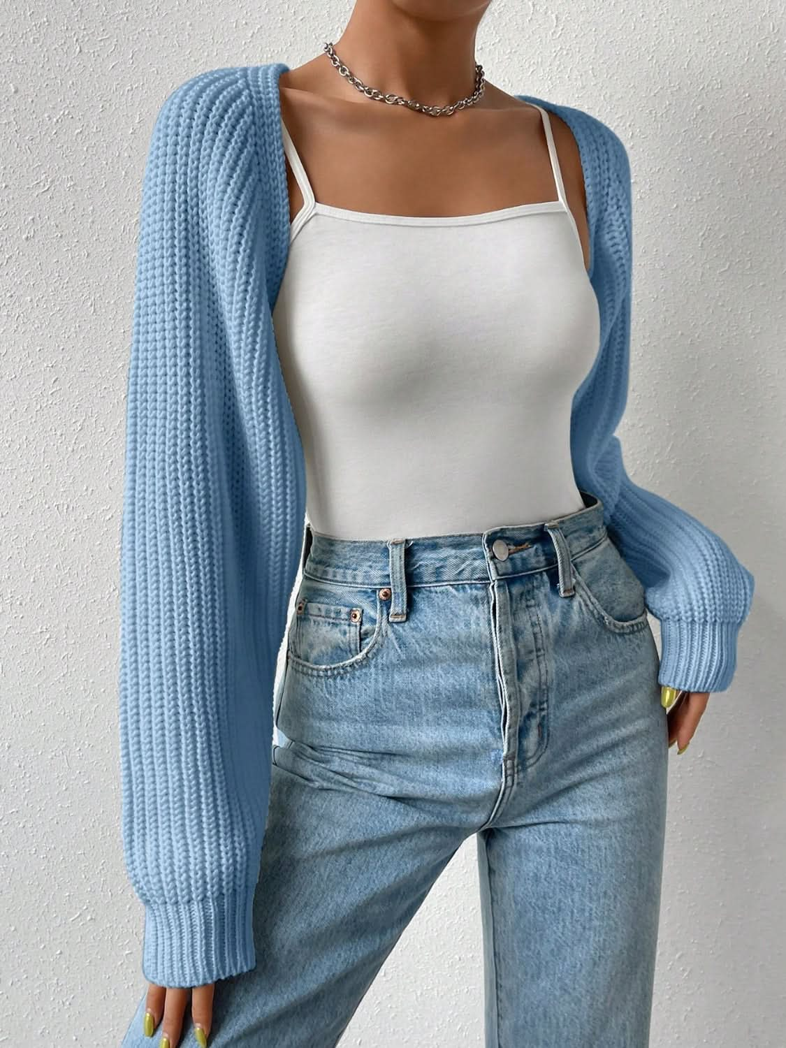 Chic Honey Open Front Cardigan