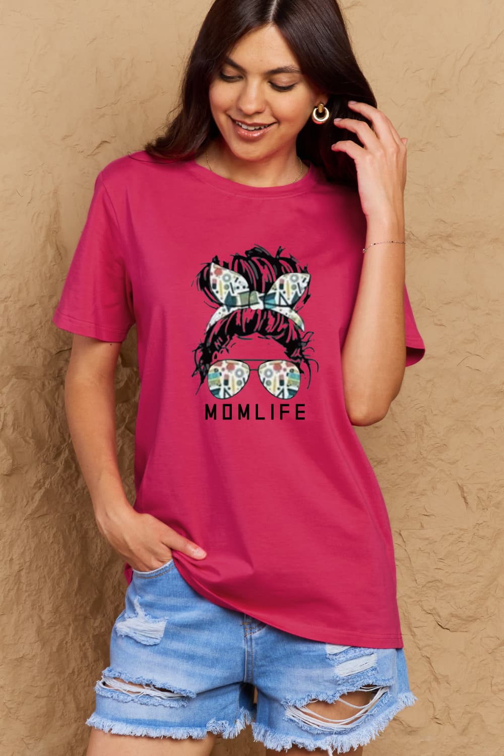Simply Love: Mom Life Cotton Tee