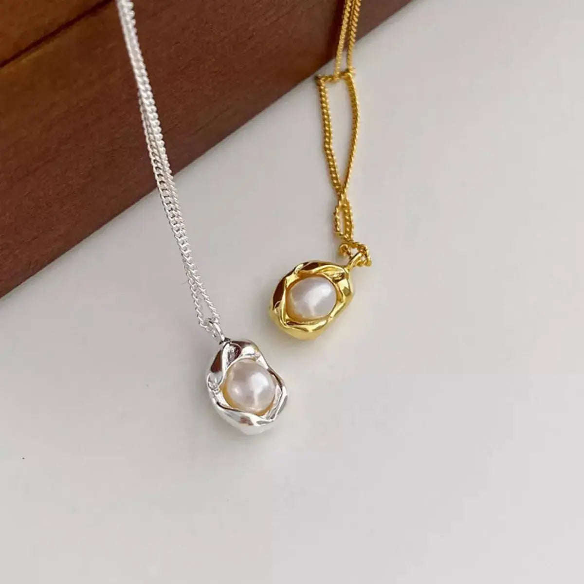 Pearl 925 Sterling Silver Necklace Simply Love