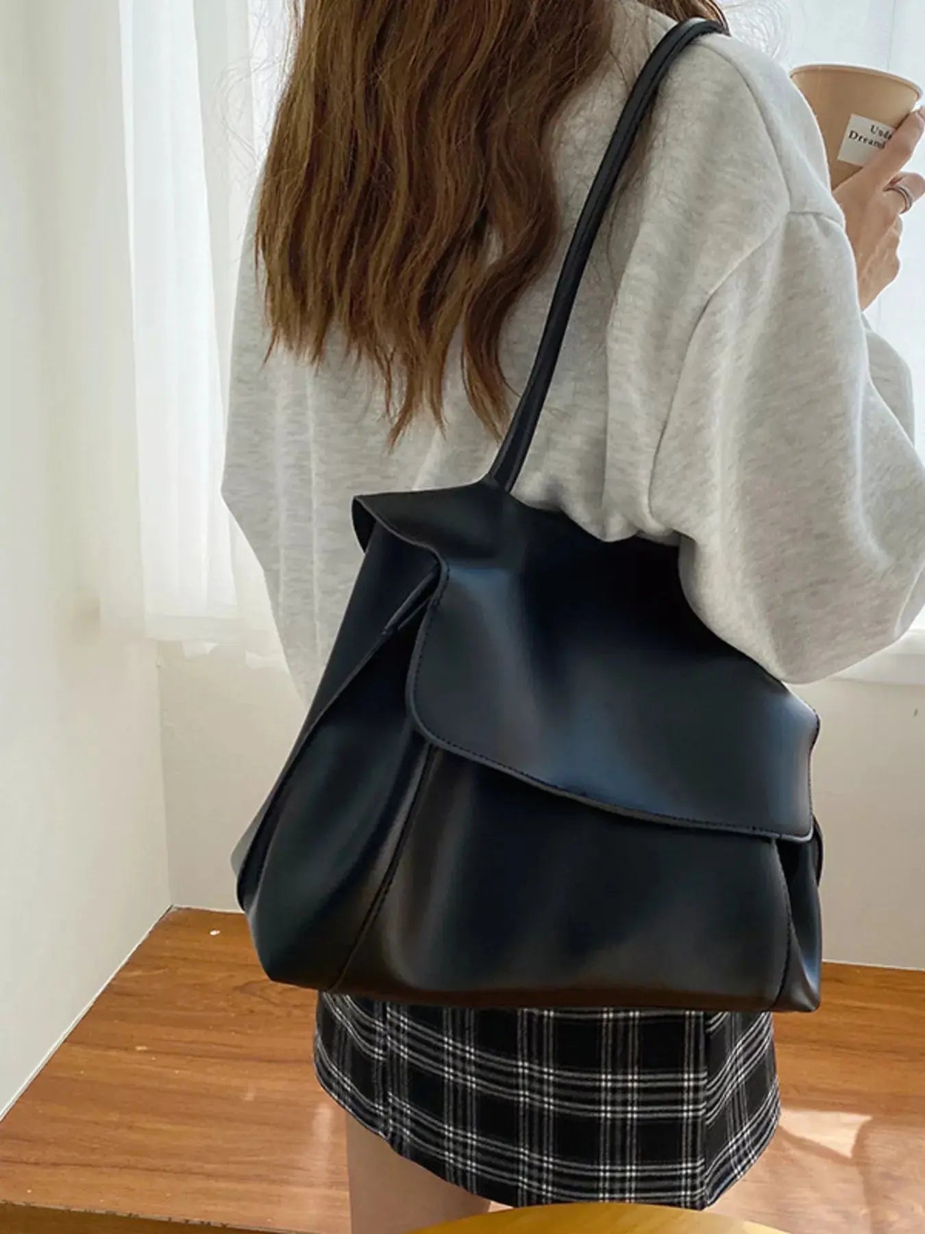 Flap Closure Crossbody Bag Simply Love