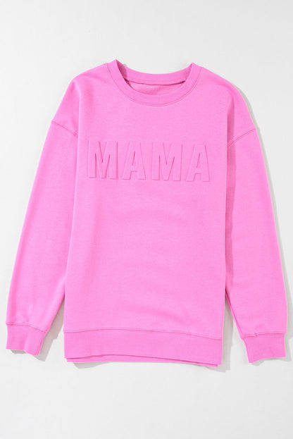 Vera MAMA Letter Embossed Casual Sweatshirt for Moms - Love Salve 