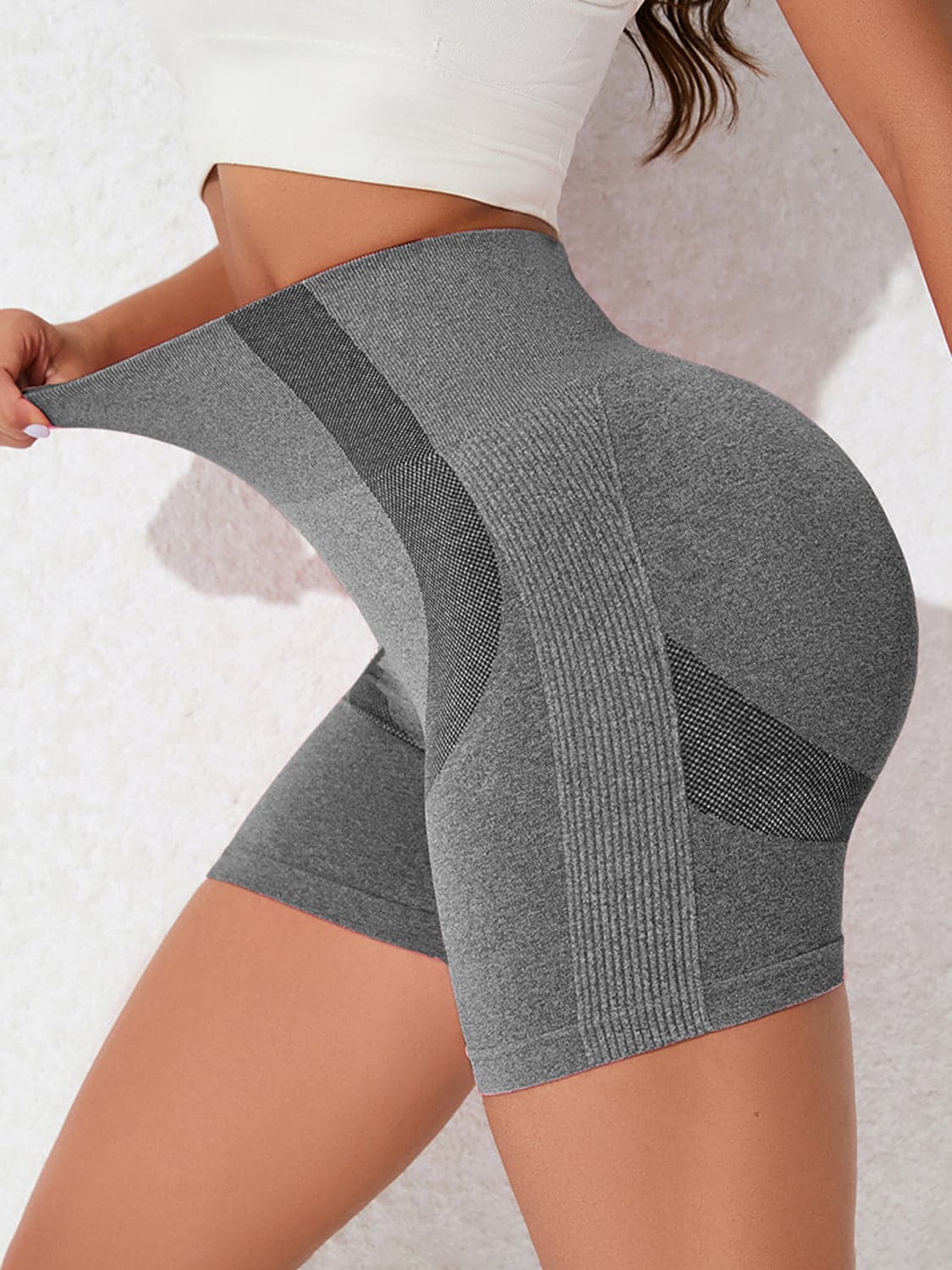 High Waist Active Shorts.