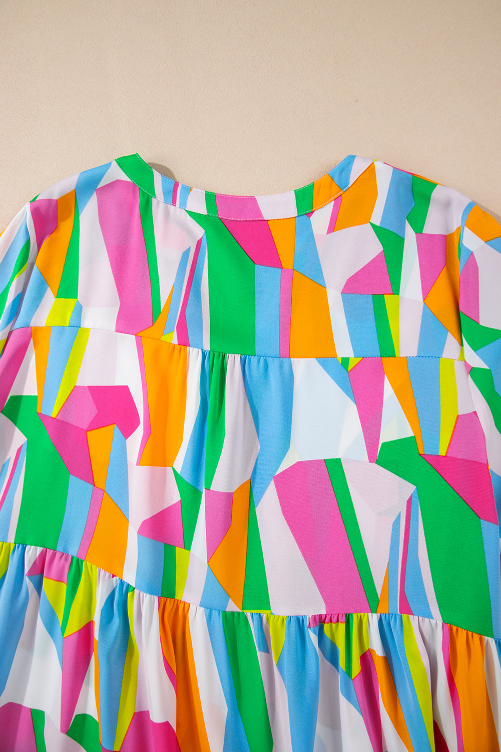 Vibrant Plus Size Mini Dress