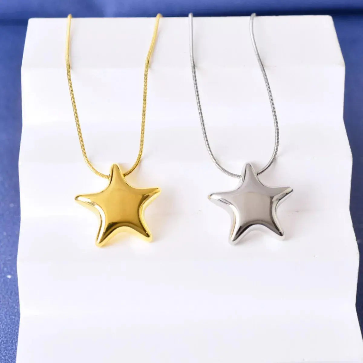 Titanium Steel Star Pendant Necklace Simply Love