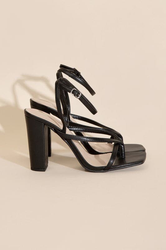 NILE-5 Thong Strappy Heels.