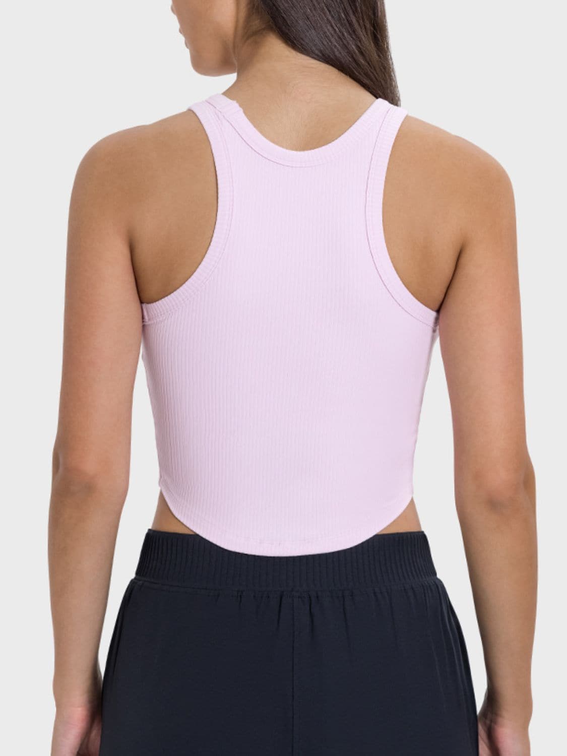 Round Neck Racerback Active Tank.