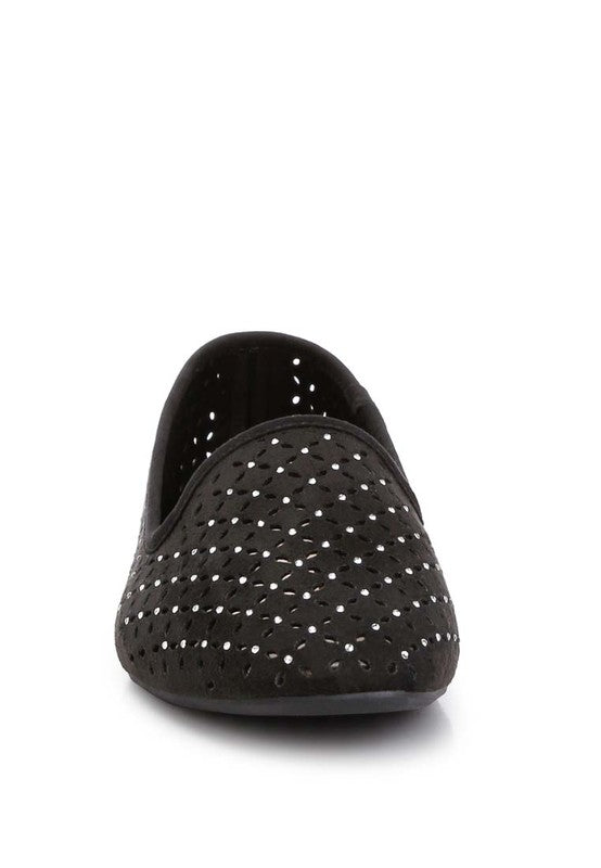 Gordon chic perforated ballerinas