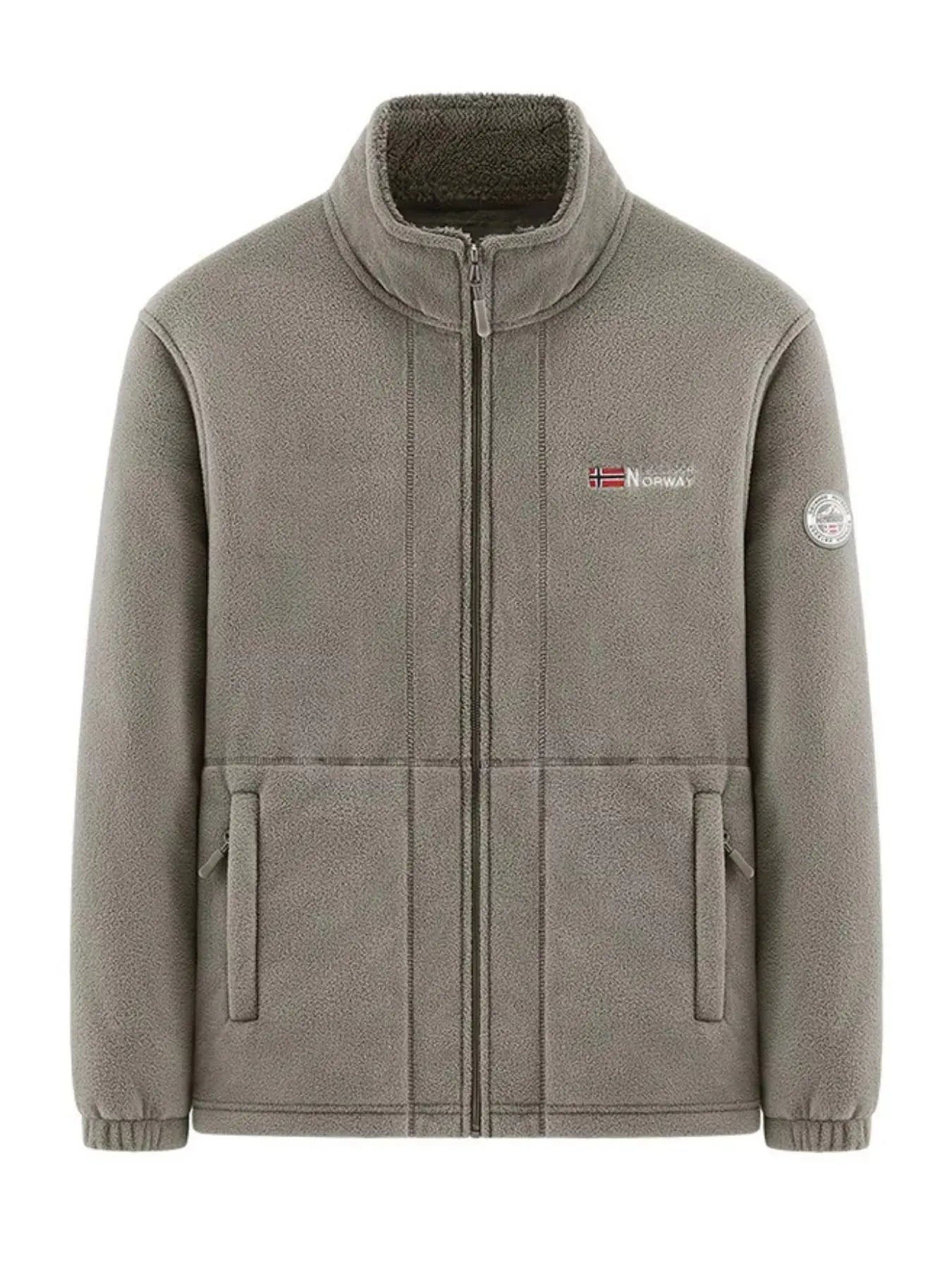 Men's Plus Size Zip Up Long Sleeve Jacket Simply Love