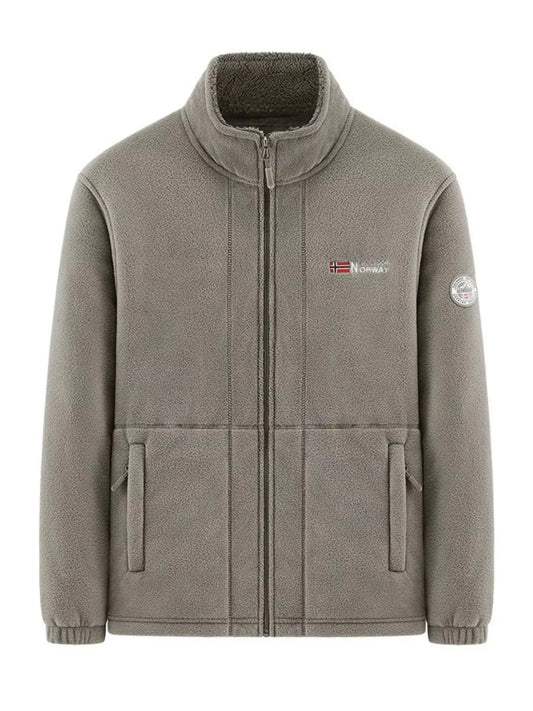 Men's Plus Size Zip Up Long Sleeve Jacket Simply Love