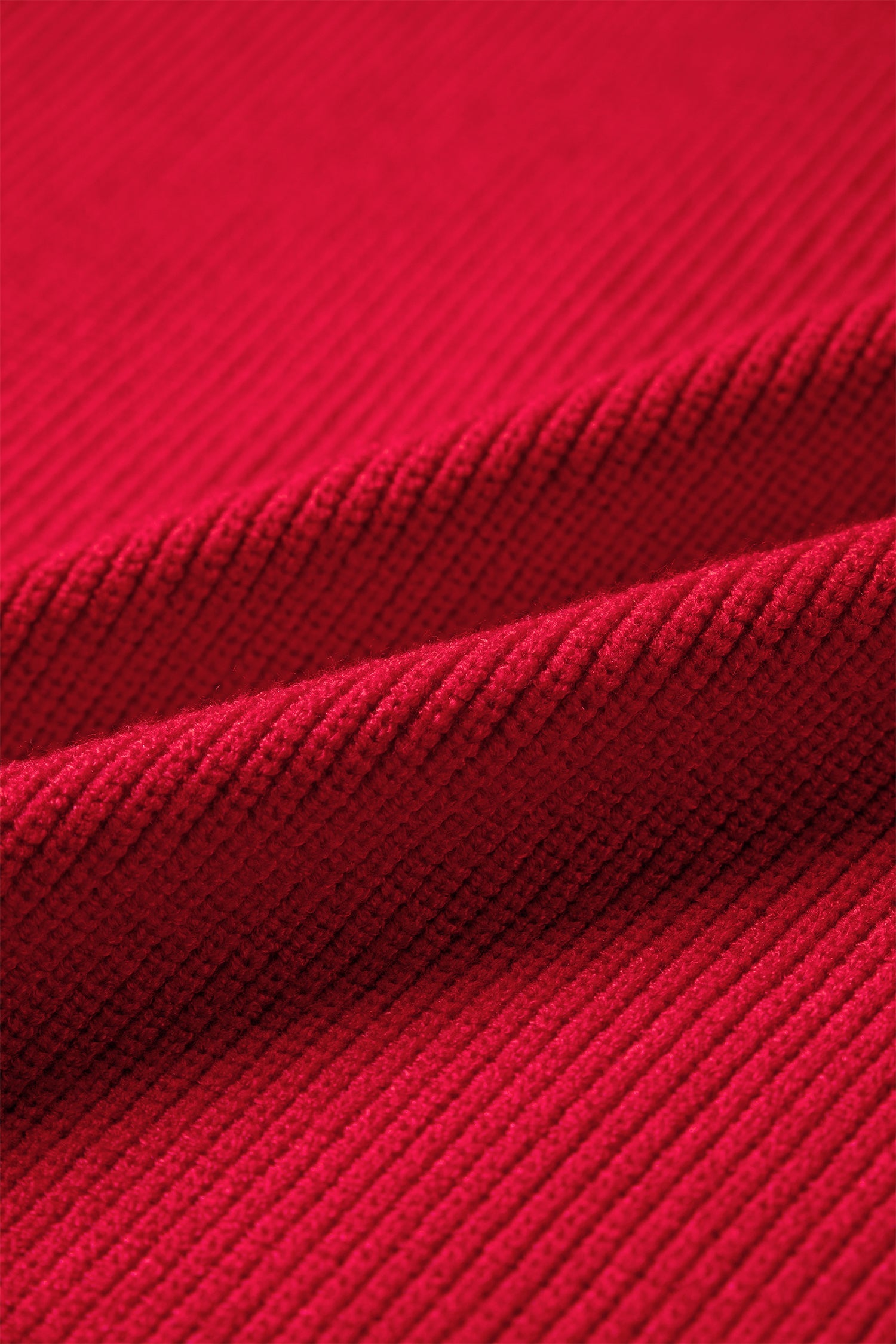 Dear-Lover Red Ribbed Knit Top Women's Everyday Sweater Bow Detail Southern Belle Dear-Lover Dropshipping