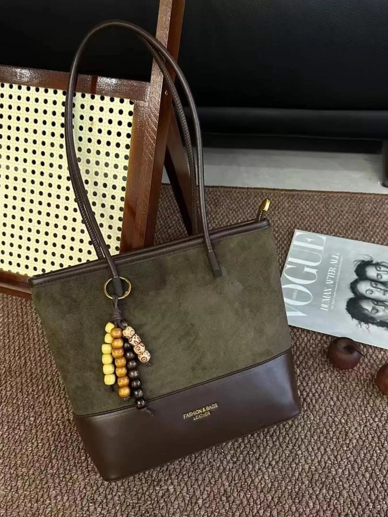 Color Block Shoulder Bag Simply Love