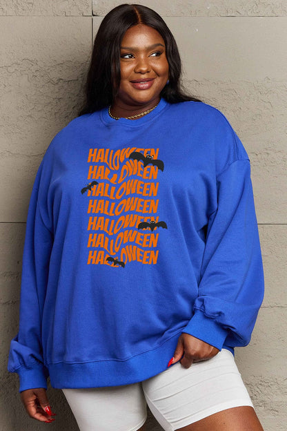 Simply Love Full Size HALLOWEEN Graphic Sweatshirt.